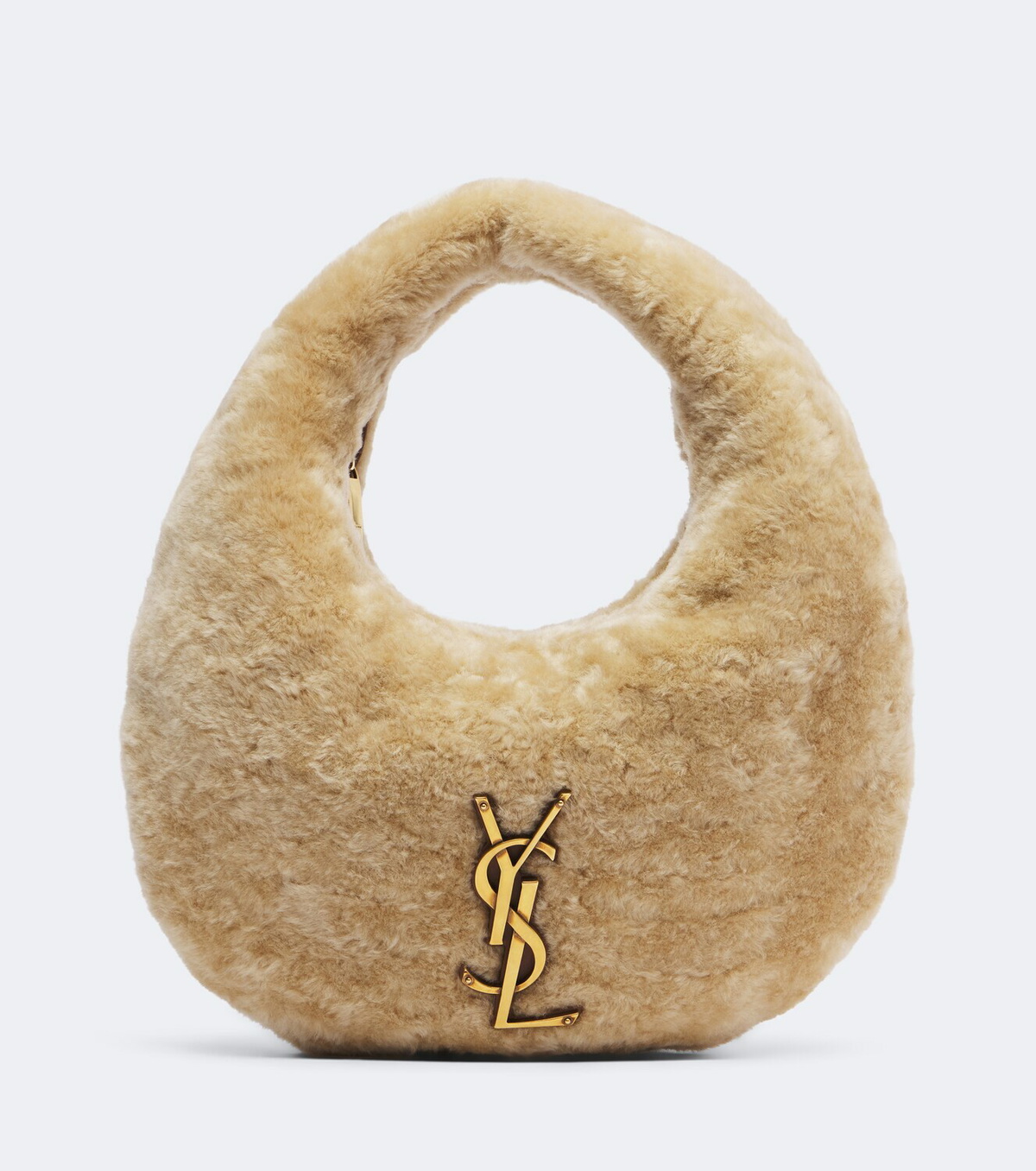 Saint Laurent Icarino shearling top-handle bag