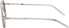 Givenchy Silver GV One Sunglasses