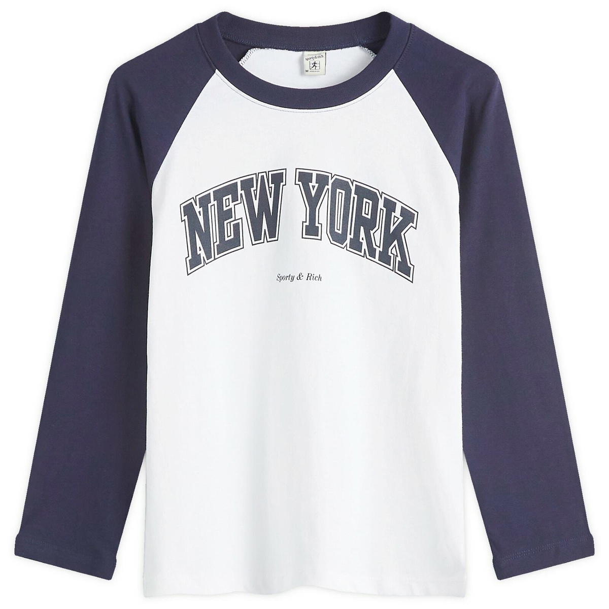 Sporty & Rich Wellness Ivy Cropped Top 'Thyme Navy