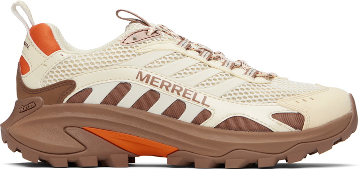 Photo: Merrell 1TRL Off-White & Brown Moab Speed 2 Vent 2K Sneakers
