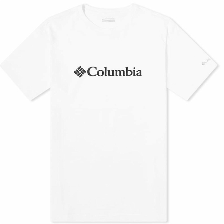 Photo: Columbia Men's Logo T-Shirt in White