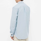 Beams Plus Men's Button Down Oxford Shirt in Blue