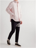 Thom Browne - Striped Cotton-Twill Overshirt - Pink