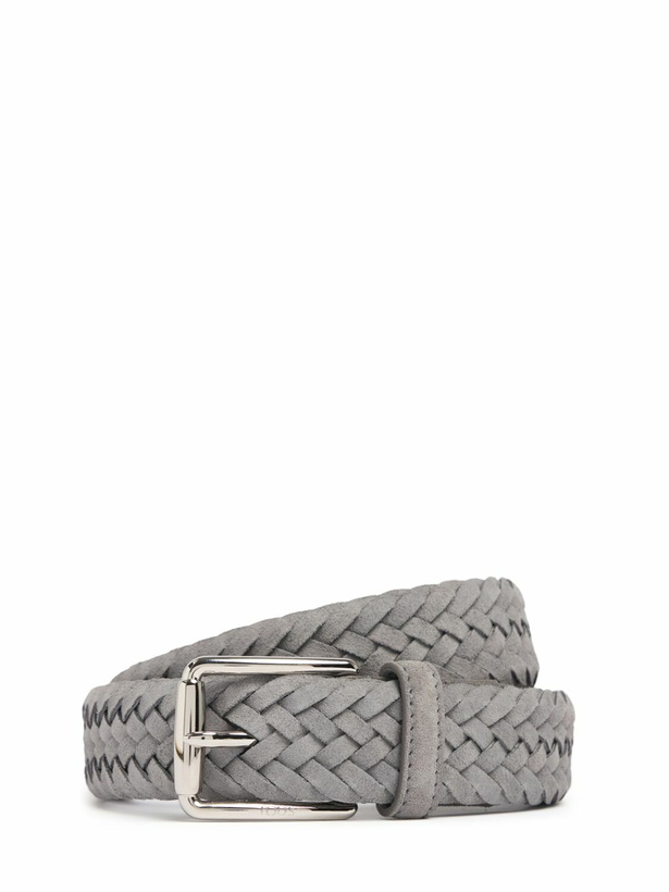 Photo: TOD'S 3.5cm Woven Leather Belt