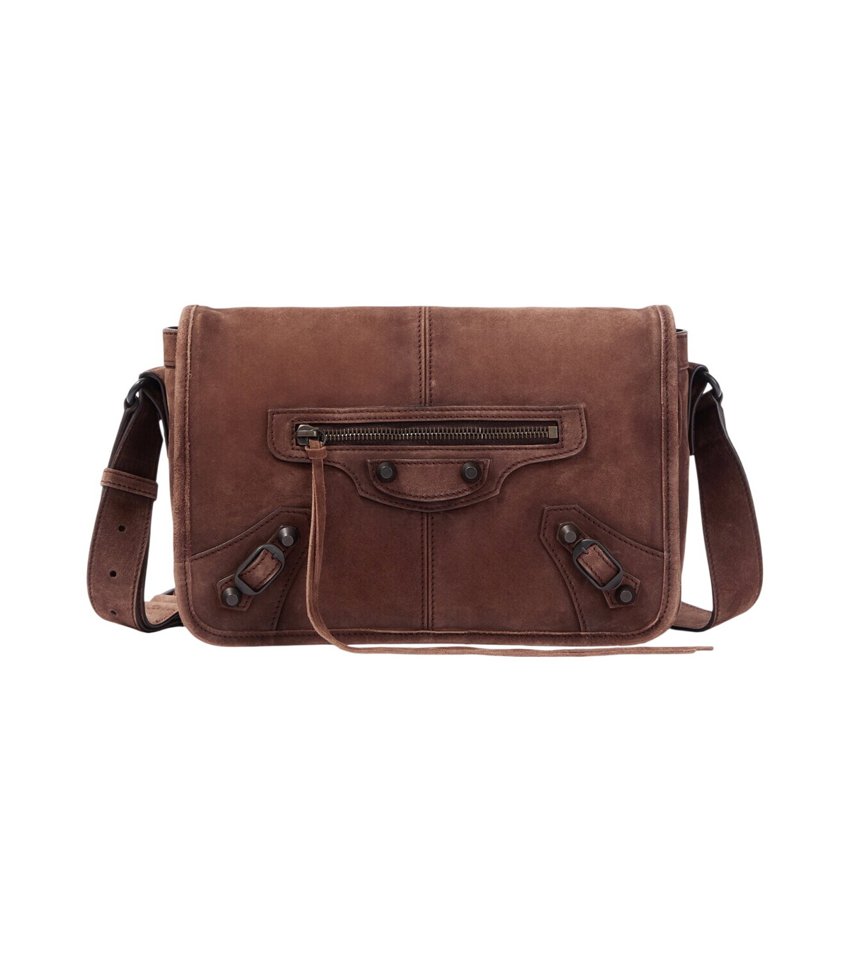 NO/FAITH STUDIOS Black Denim Multipocket Bag
