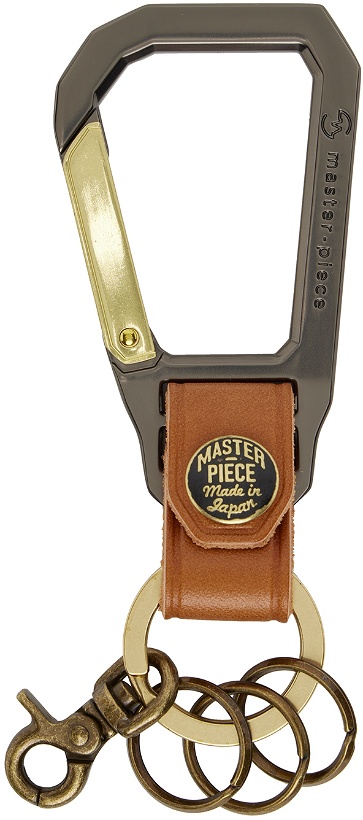 Photo: master-piece Tan Carabiner Keychain