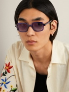 Cutler and Gross - GR02 Rectangle-Frame Acetate Sunglasses