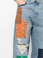 ALANUI - Patchwork Denim Jeans
