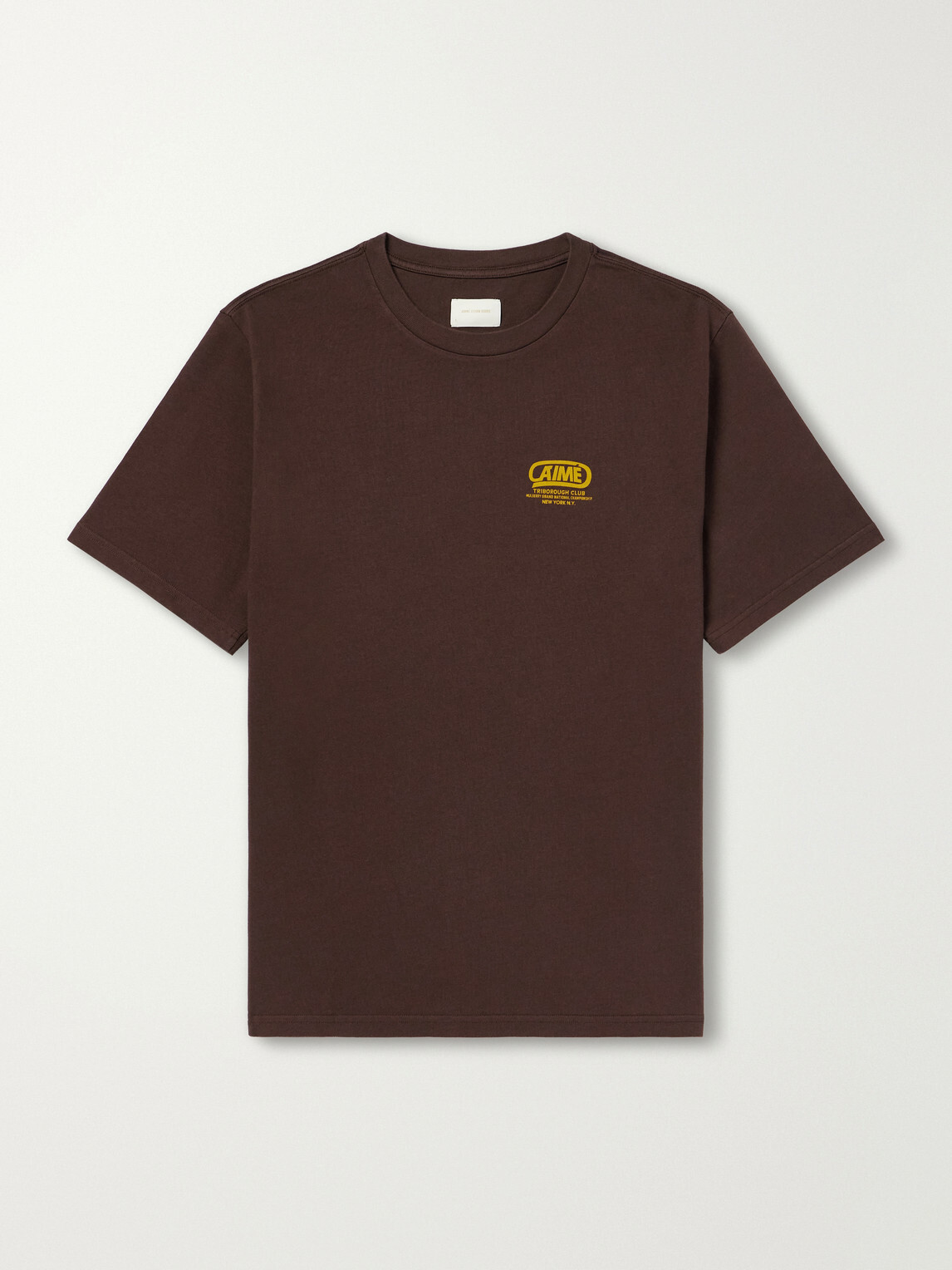 Aimé Leon Dore - Cycle Classic Logo-Print Cotton-Jersey T-Shirt - Brown