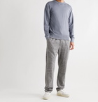 OFFICINE GÉNÉRALE - Neils Garment-Dyed Loopback Cotton-Jersey Sweatshirt - Blue