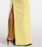 Roland Mouret Floral-appliqué gown