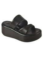 Sergio Rossi Spongy Wedge Sandals