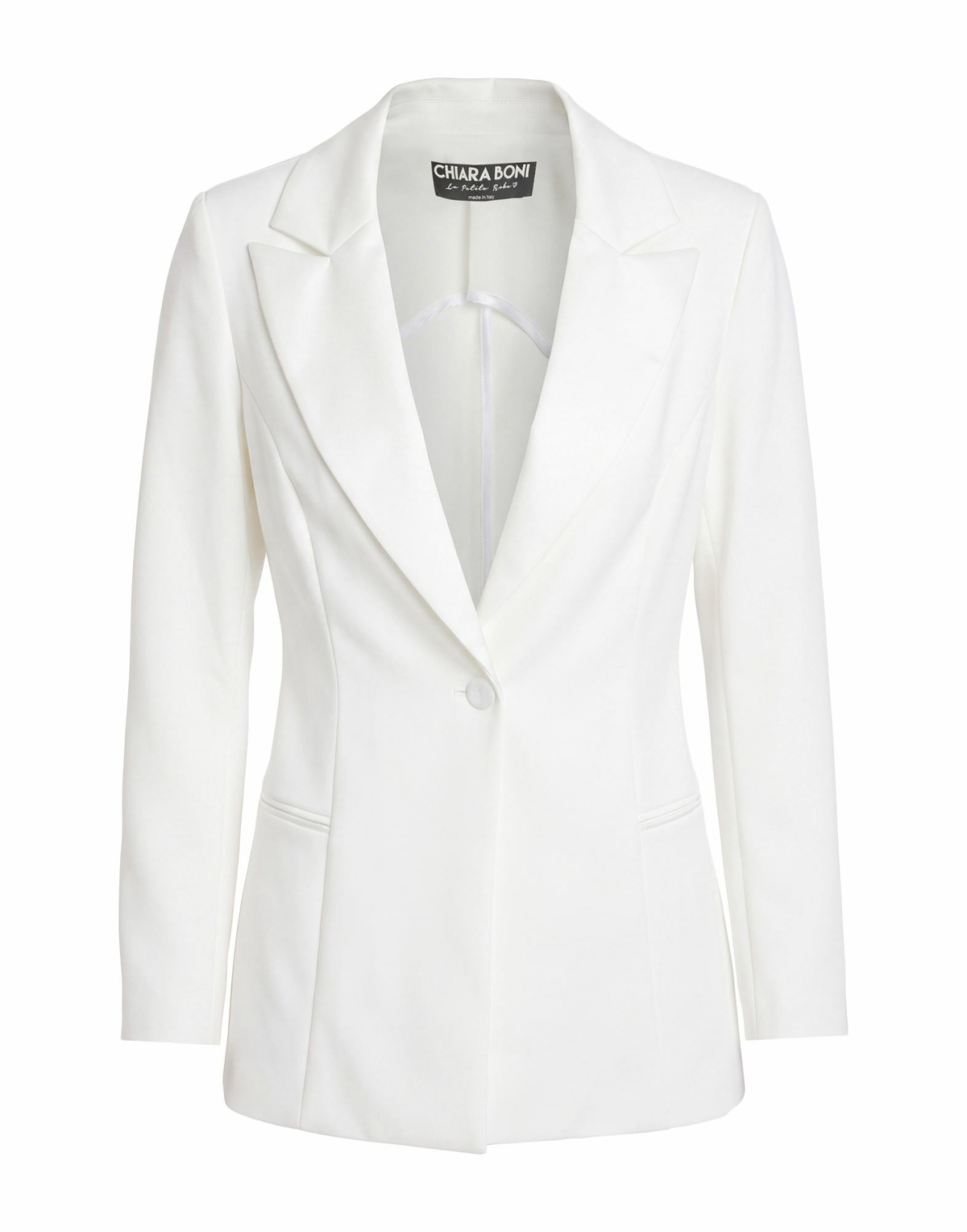 Chiara Boni La Petite Robe Womens Blazer in White