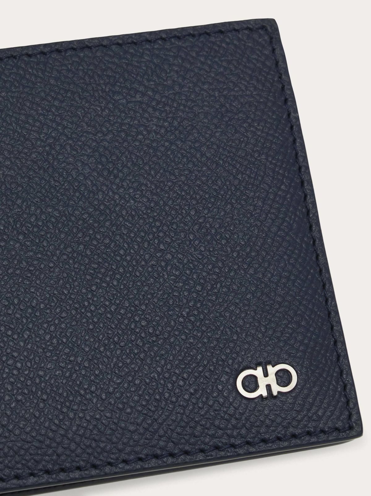 Ferragamo Mens Gancini wallet in Blue