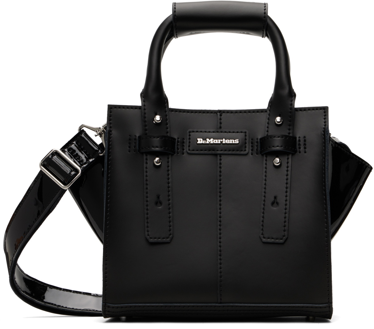 Dr. Martens Black Small Leather Tote