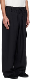 Y-3 Black Sport Uniform Straight Cargo Pants