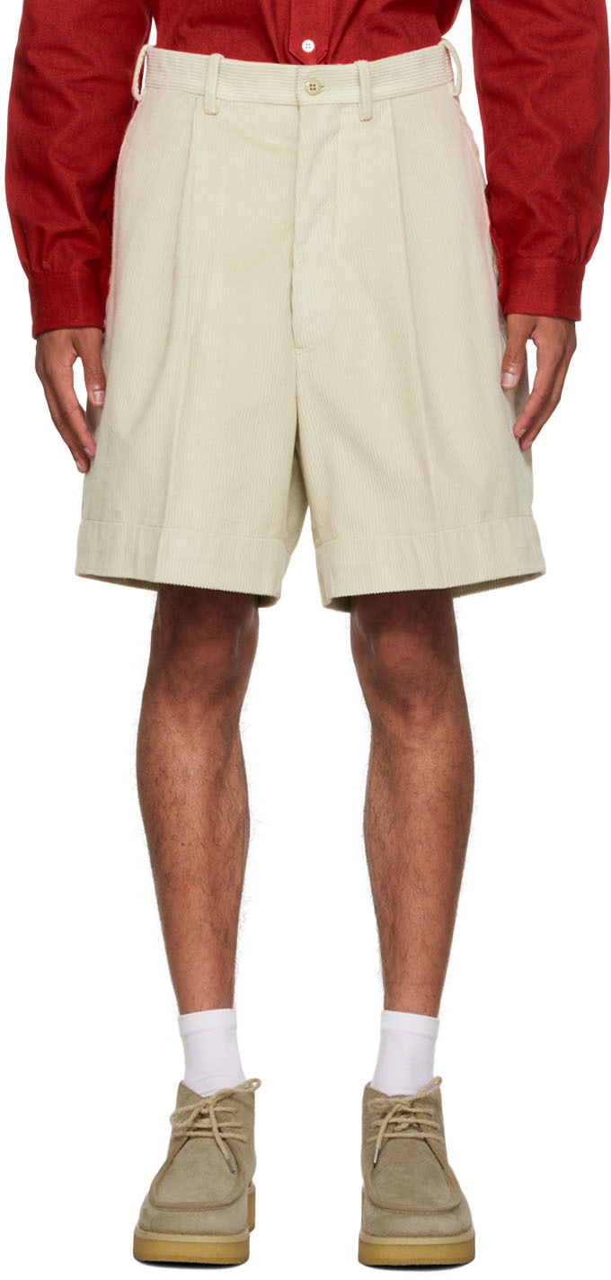 Connor McKnight Beige Cotton Shorts