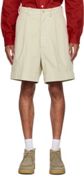 Connor McKnight Beige Cotton Shorts