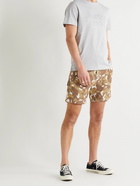 A.P.C. - Éli Camouflage-Print Cotton-Twill Drawstring Shorts - Brown