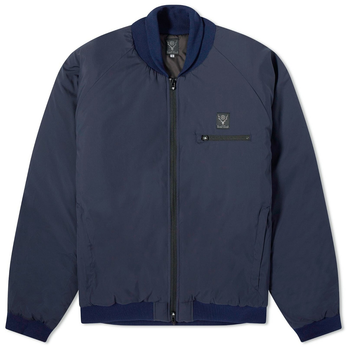 Photo: South2 West8 Men's Insulator R.C. Poly Peach Jacket in Navy