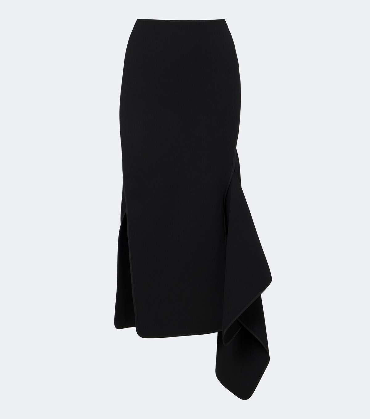 Maticevski Gleam draped midi skirt