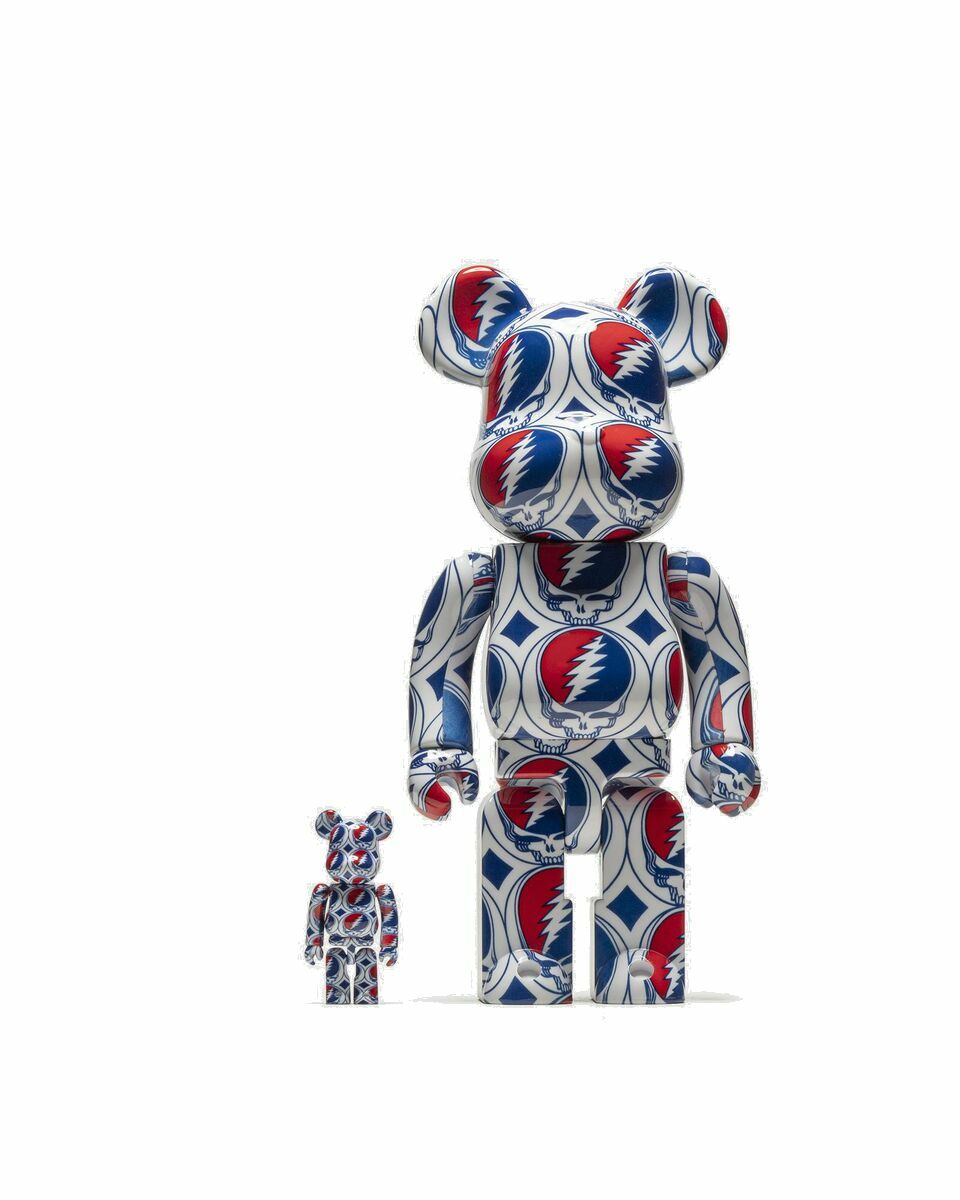 Photo: Medicom Bearbrick 400% Grateful Dead Steal Your Face 2 Pack Multi - Mens - Toys