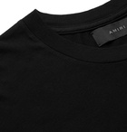 AMIRI - Logo-Print Cotton-Jersey T-Shirt - Black