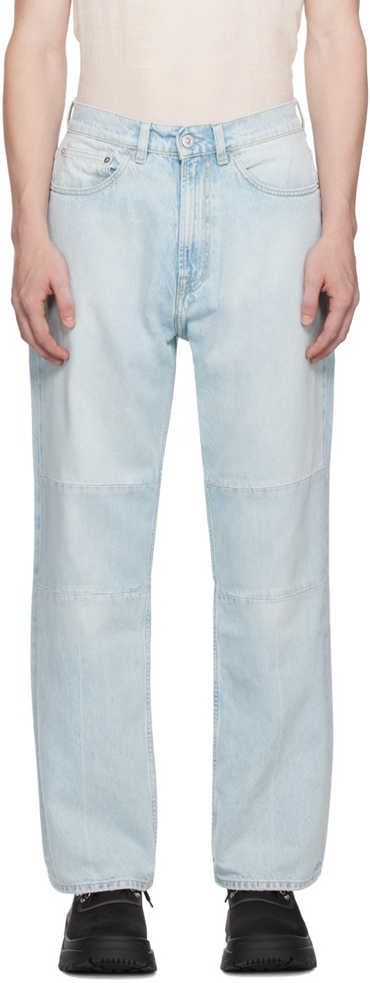 Third Cut wide-leg jeans in blue - Our Legacy