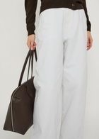 Lemaire Curved Wide-leg Jeans Off White