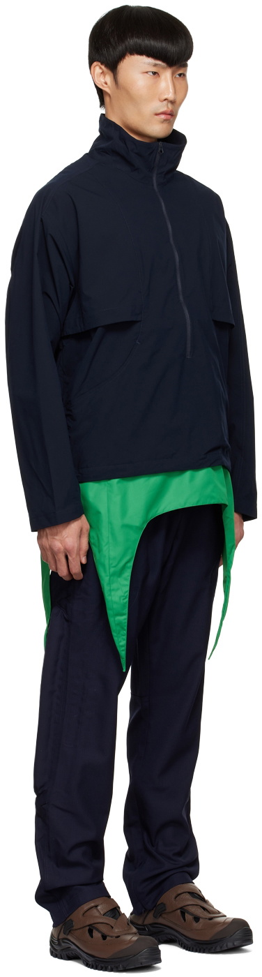 Kiko Kostadinov Navy Packable Depero Jacket Kiko Kostadinov