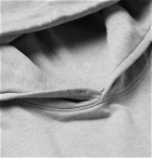 Pasadena Leisure Club - Big Leisure Printed Mélange Fleece-Back Cotton-Jersey Hoodie - Gray