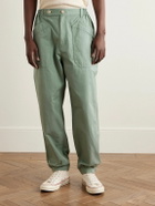 Visvim - Carrol Tapered Cotton-Gabardine Cargo Pants - Green