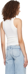 Diesel White T-Anki-Od Tank Top