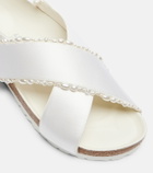 Birkenstock 1774 x Danielle Frankel Tulum embellished satin sandals