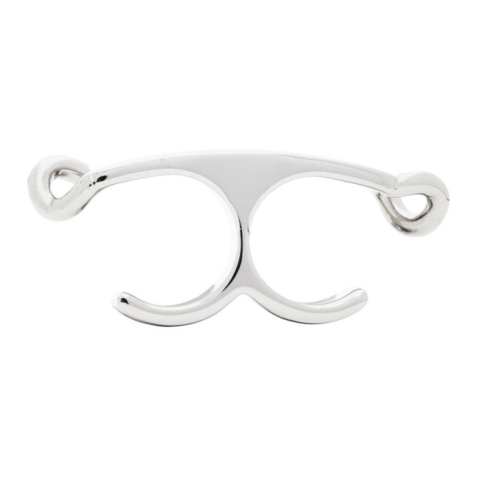 Maison Margiela Silver Double Ring Maison Margiela