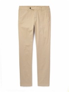 Massimo Alba - Winch2 Slim-Fit Straight-Leg Cotton-Blend Twill Trousers - Neutrals