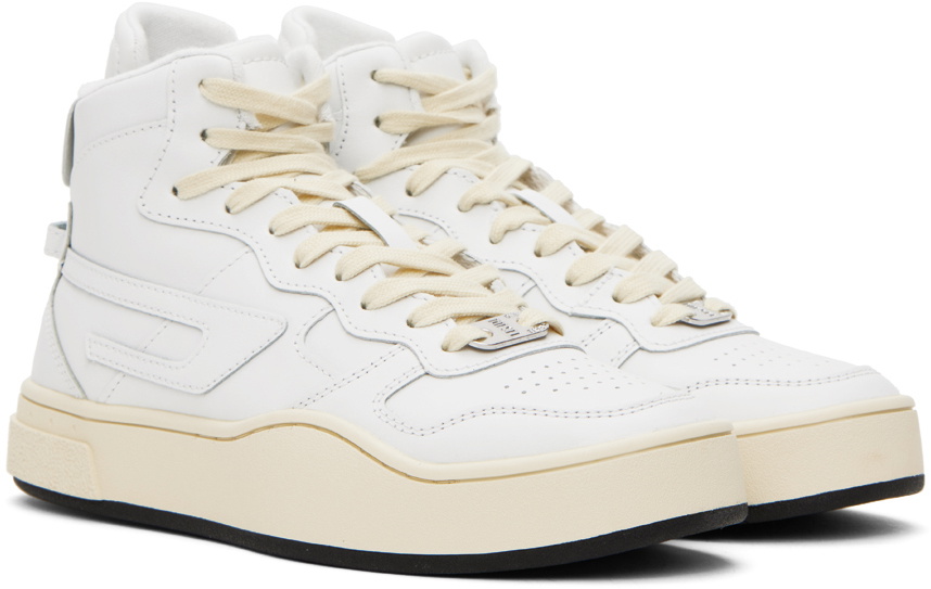Diesel White S-Ukiyo Mid X Sneakers