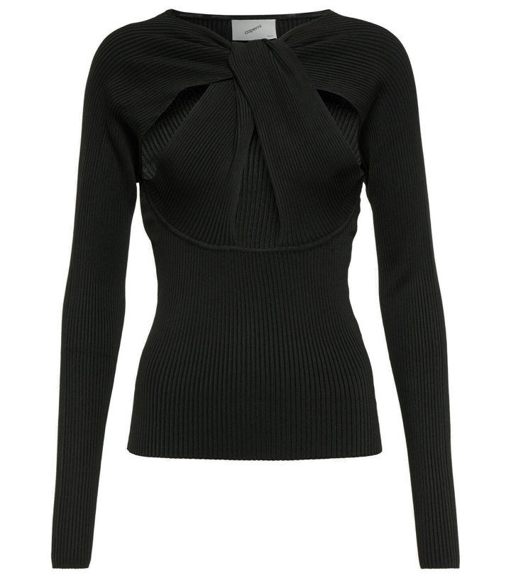 Photo: Coperni - Cutout ribbed-knit sweater