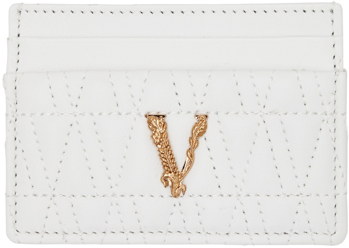 Photo: Versace White Virtus Card Holder