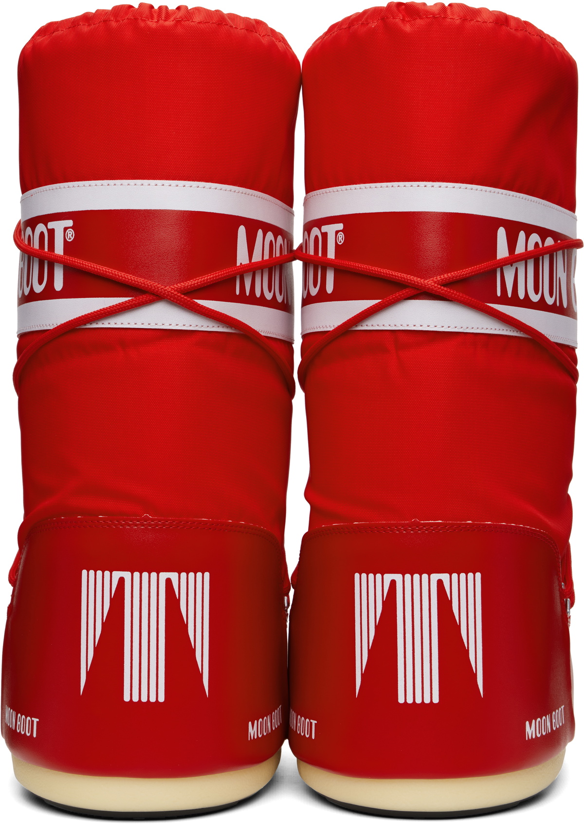 Moon Boot Red Icon Nylon Boots