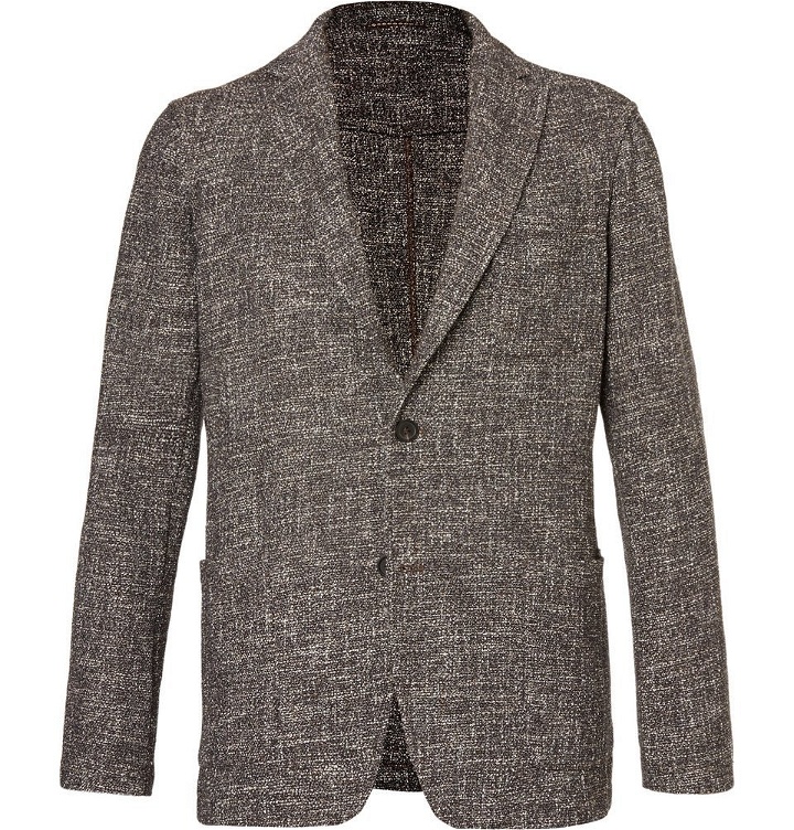 Photo: Altea - Cotton-Blend Tweed Blazer - Men - Brown