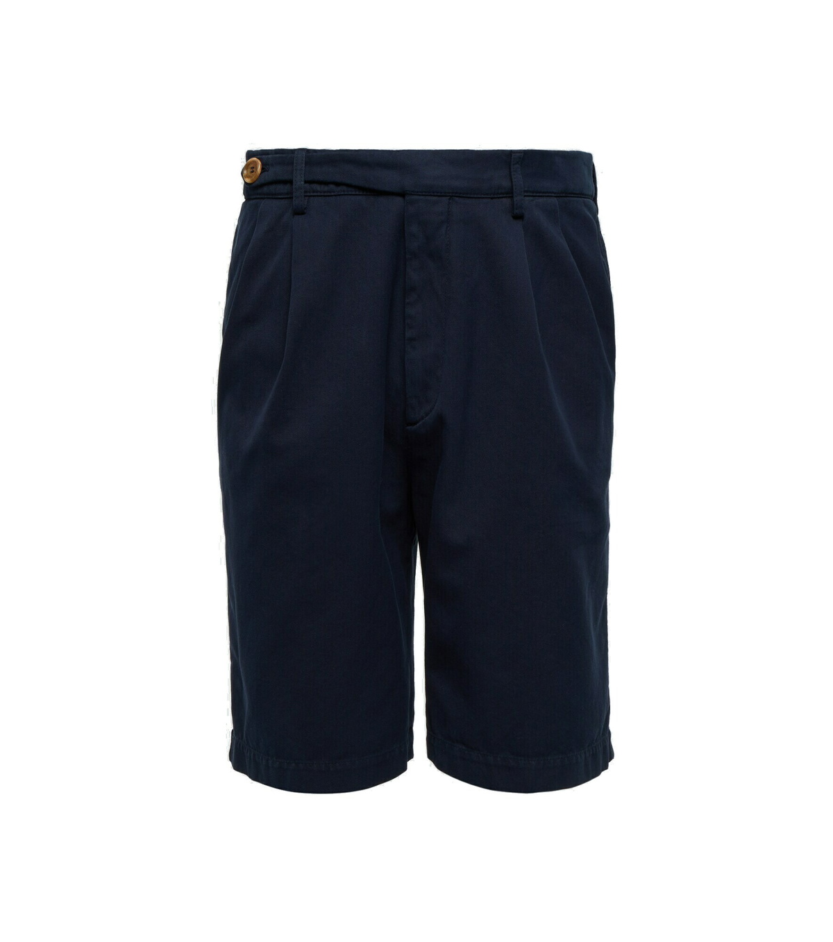 Brunello Cucinelli Brown Cotton Bermuda Shorts main image 1