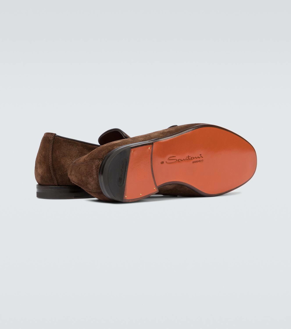 Santoni Pamesa suede loafers