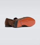 Santoni Pamesa suede loafers