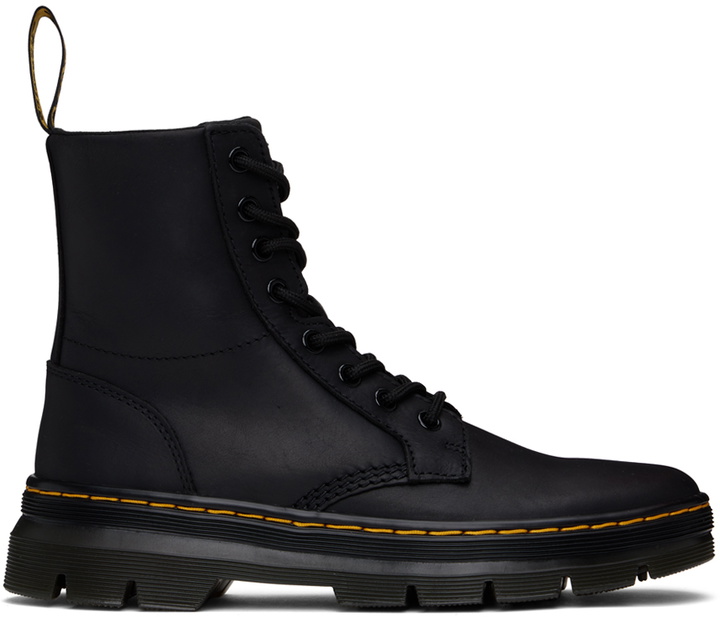 Photo: Dr. Martens Black Combs Leather Boots