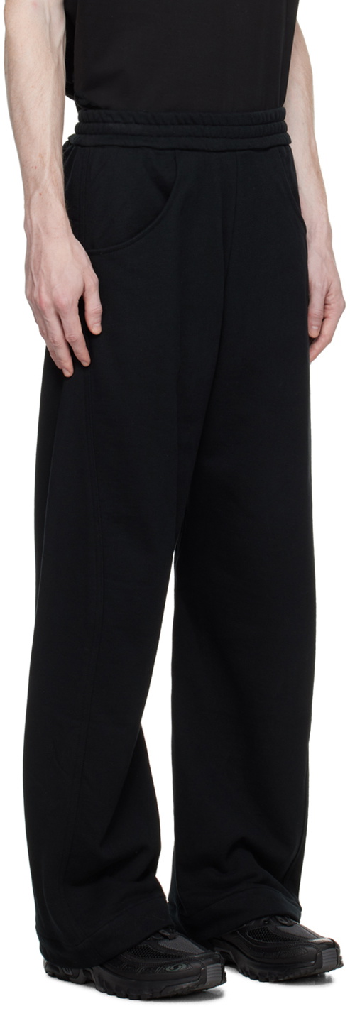 Omar Afridi Black Twisted Sweatpants Omar Afridi