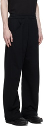 Omar Afridi Black Twisted Sweatpants
