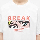 Bedwin & The Heartbreakers Men's Roy Pop Art Graphic T-Shirt in White