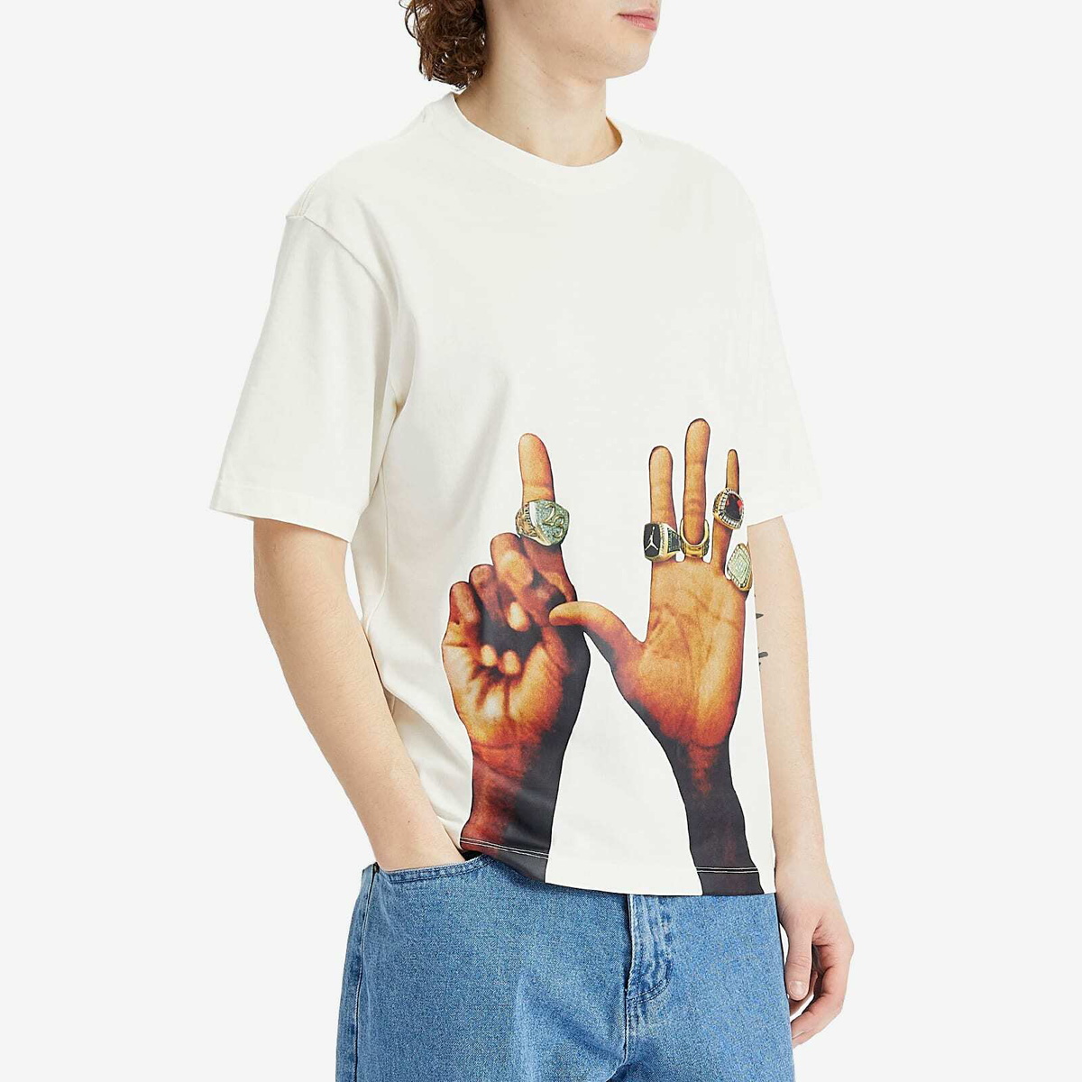 国内より1WEEK【Jordan Brand】Flight Ess Rings Tシャツ JORDAN BRAND AS M J FLT ESS RINGS SS CREW LOBSTER 24SP-I