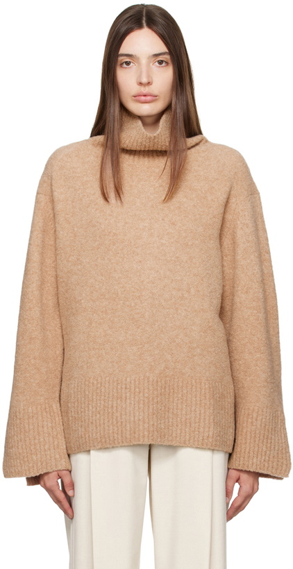 Photo: CAMILLA AND MARC Tan Merewood Turtleneck